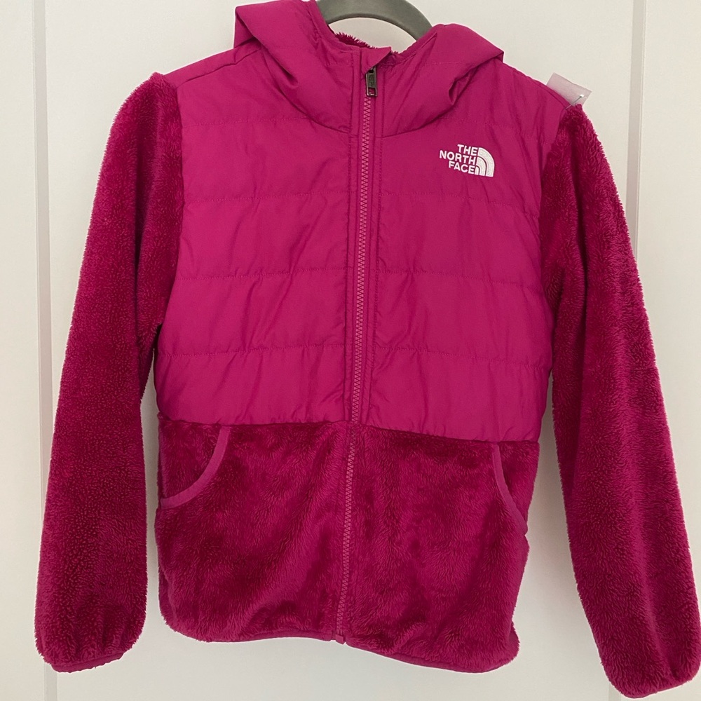 The North Face Fuchsia Hooded Fleece Jacket